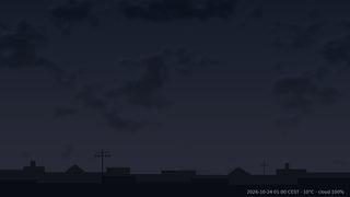 Sky over Warsaw, 24 October 2026 at 01:00 CEST