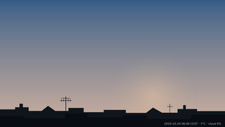Sky over Warsaw, 24 October 2026 at 08:00 CEST