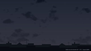 Sky over Warsaw, 25 October 2026 at 05:00 CET