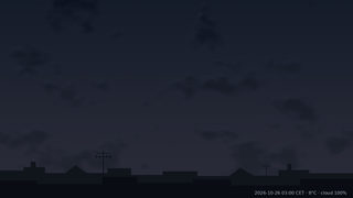 Sky over Warsaw, 26 October 2026 at 03:00 CET