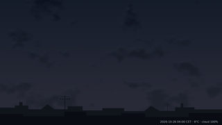 Sky over Warsaw, 26 October 2026 at 04:00 CET