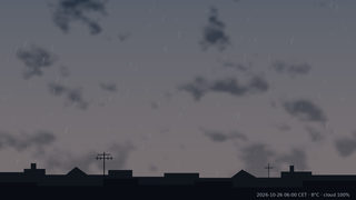 Sky over Warsaw, 26 October 2026 at 06:00 CET