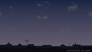 Sky over Warsaw, 26 October 2026 at 17:00 CET