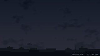 Sky over Warsaw, 26 October 2026 at 20:00 CET