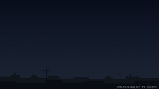 Sky over Warsaw, 26 October 2026 at 21:00 CET