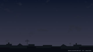 Sky over Warsaw, 28 October 2026 at 05:00 CET