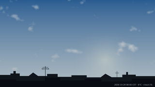 Sky over Warsaw, 28 October 2026 at 08:00 CET