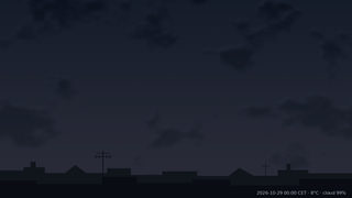 Sky over Warsaw, 29 October 2026 at 00:00 CET
