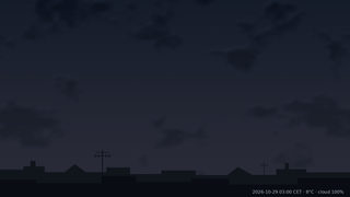 Sky over Warsaw, 29 October 2026 at 03:00 CET