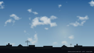 Sky over Warsaw, 29 October 2026 at 13:00 CET