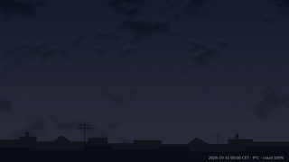 Sky over Warsaw, 31 October 2026 at 00:00 CET