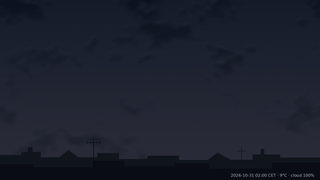 Sky over Warsaw, 31 October 2026 at 02:00 CET