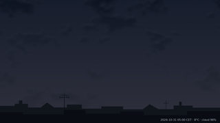 Sky over Warsaw, 31 October 2026 at 05:00 CET